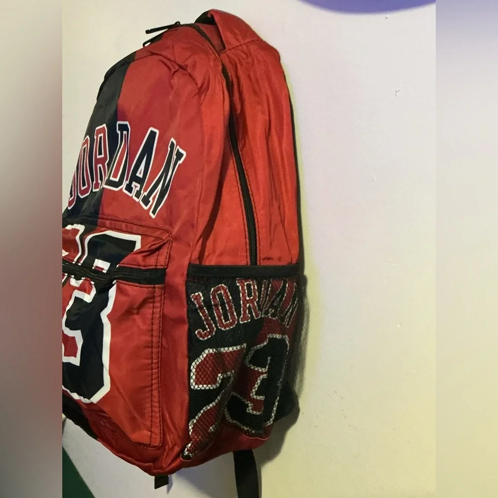 Jordan Backpack in Red and Black